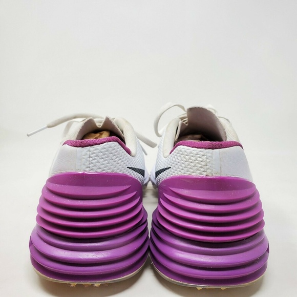 Nike Lunar Control 4 Golf Shoe White Cosmic Purple - Picture 5 of 11